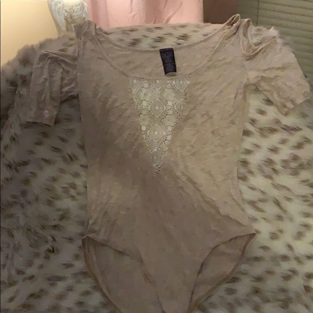 Beige bodysuit 